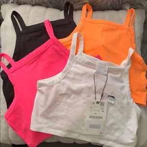 Kids Zara crop tops lot - new with tags! Sz 10